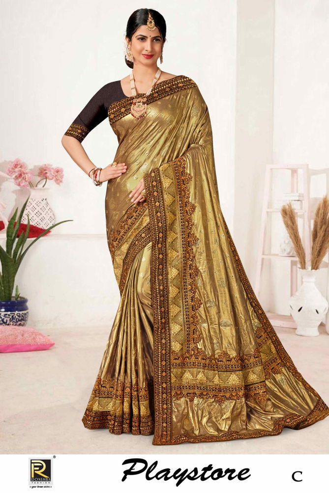 Ronisha Playstore Designer Saree Collection
